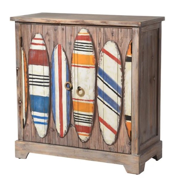 FINNSBOARD CABINET 33in w. X 34in ht. X 15in d. Coastal Two Door Cabinet in