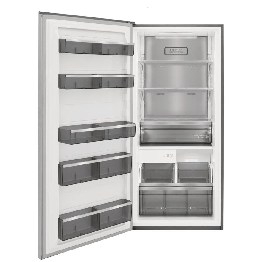 FRIGIDAIRE FREEZER COLUMN W/ICE MAKER 18CF (STAINLESS STEEL)