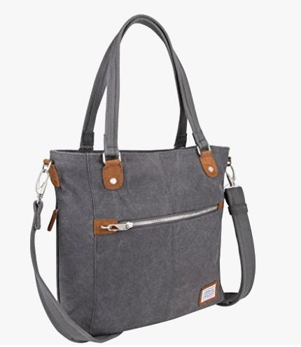 Travelon Anti-Theft Heritage Tote Bag, Pewter