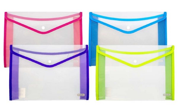 BAZIC V-Flap Clear Letter Size Document Holder