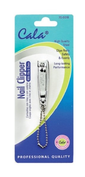 NAIL CLIPPER W/FILE & CHAIN