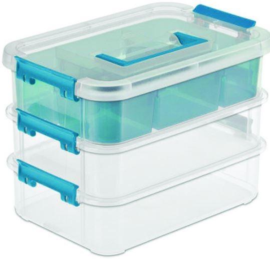 STERILITE TRAY ORGANISER STACK/C