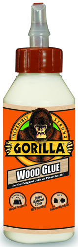 Gorilla 6200002 Wood Glue, 8 oz Bottle