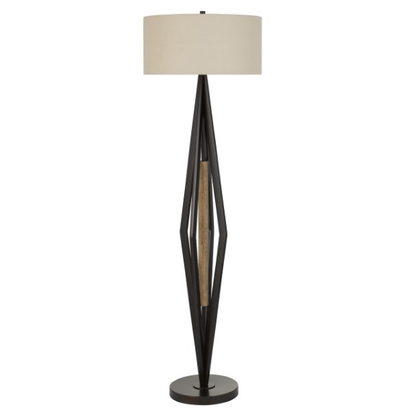 TERRASSA FLOOR LAMP W/WOOD ACCEN