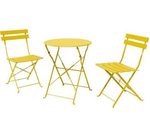 Cozy Patio Set 3PC YELLOW KETER