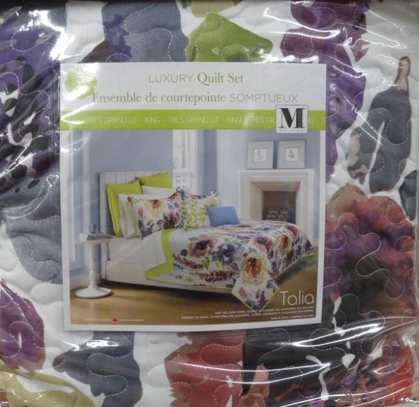 QUILT 3PC SET TALIA KING