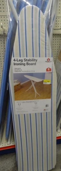 IRONING BOARD STEEL TOP 4LEGS