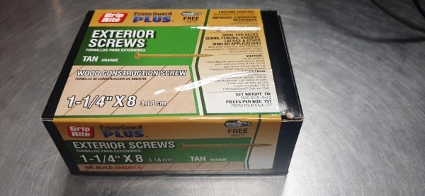 GR 11/4 X 8 EXT COMBO DR/TAN 1LB