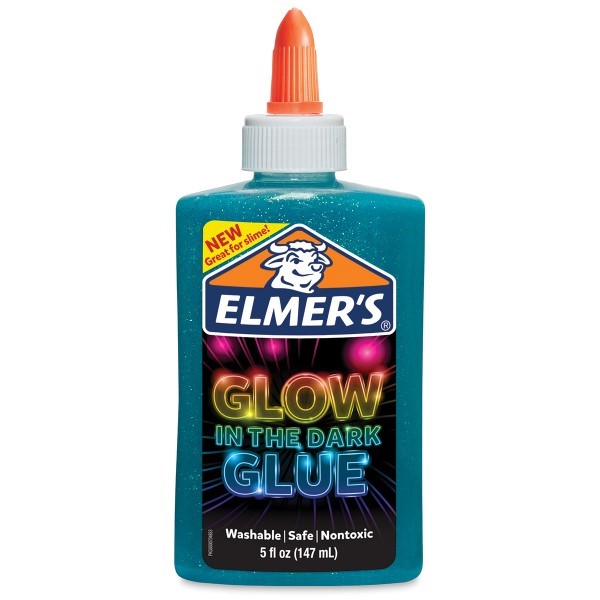 ELMER GLOW IN THE DARK GLUE BLUE