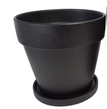 PLANTER TERRA COTTA GRN BLK