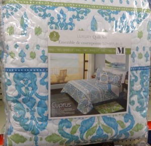 QUILT 3PC SET CYPRUS KING