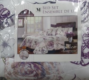 COMFORTER ANGELICA 7PC PURP QUNE