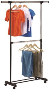 GARMENT RACK ADJUSTABLE 2-ROD