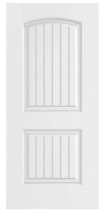 36X80 2 PANEL CHEYENN SMOOTH WHITE DOOR