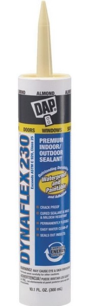 Dap Dynaflex 230 Latex Sealant, Almond 10.1-oz.