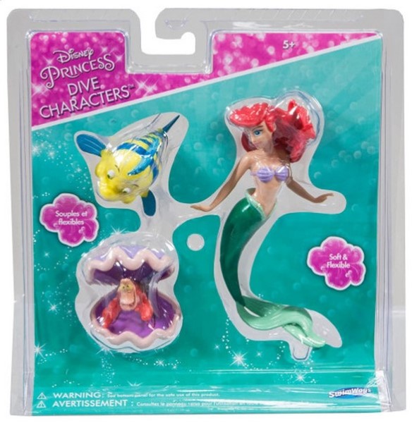 SwimWays Little Mermaid Disney Dive Characters Pool Toy