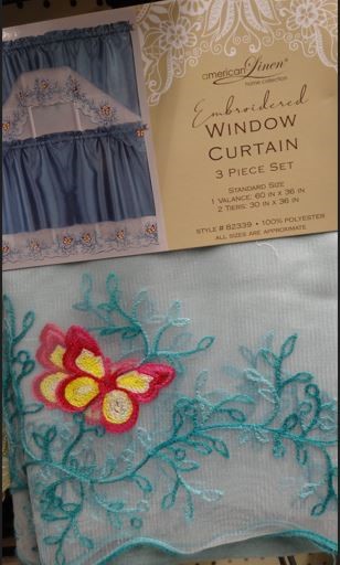 3PC WINDOW CURTAIN