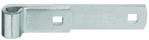 National Hardware N131-060 Strap Hinge, 100 lb Weight Capacity, Steel, Zinc