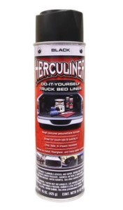 Herculiner Aerosol Bed Liner, Black