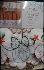 3PC WINDOW CURTAIN