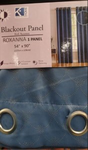 54X90 ROXANNA BLKOUT CURTAIN SLA