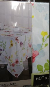 Sadie Floral Tablecloth Asst