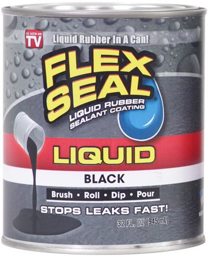 Flex Tape Liquid Rubber Sealant, 32 oz, Can, 128 deg F, Liquid, Slight, 40