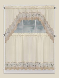 3PC WINDOW CURTAIN-BEIGE