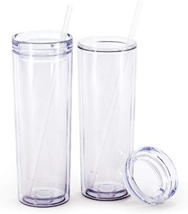 Mosaic Acrylic Tumbler Clear 18Z