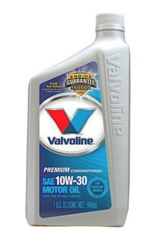 VALVOLINE MOTOR OIL 10W30, 1 QT