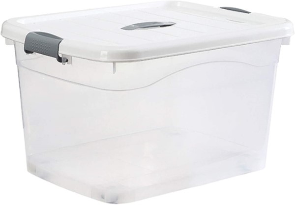 30L STORAGE BOX W/LOCKING LID