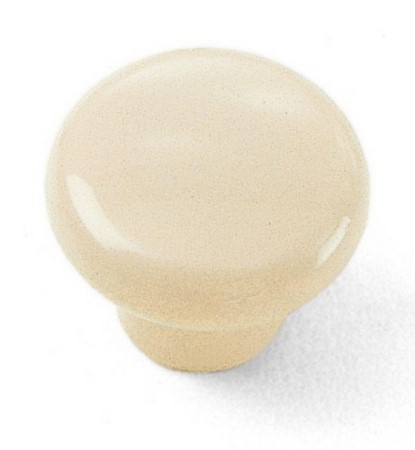 Laurey 34616 Plastic Knob 1 1/4-Inch, Bone