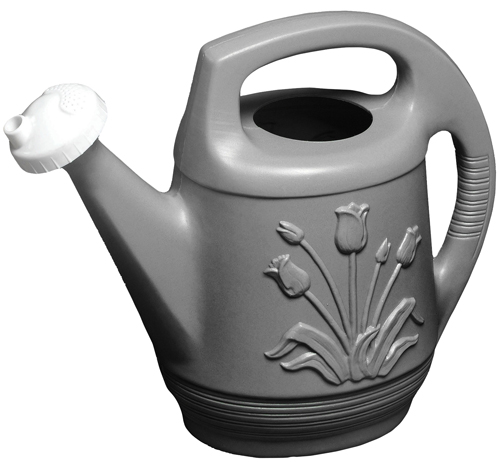 Bloem T6213-60 Watering Can, 2 gal Can, Polypropylene, Peppercorn