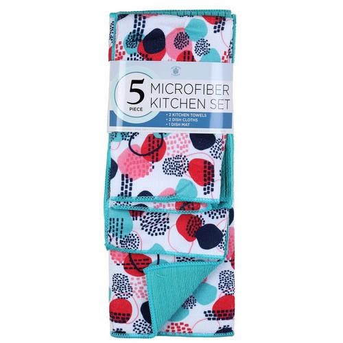 5PC microfiber kitchen set