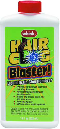 Whink Hair Clog Blaster! 06216 Hair Clog Blaster, 18 oz Bottle