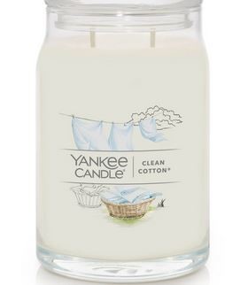 CANDLE CLEAN COTTON  JAR 20Z