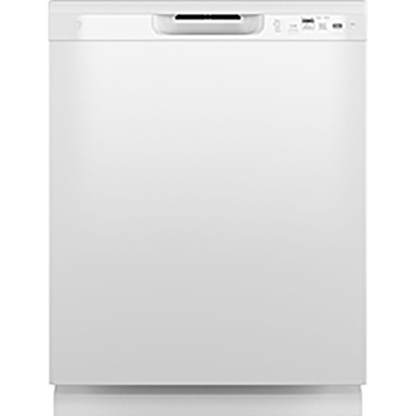 GE 24" Built-In Front Control Dishwasher White