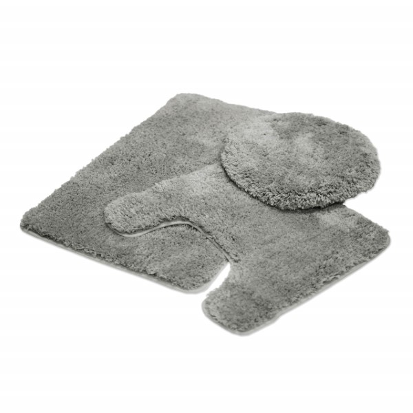 Queen Mary Bath Rug Grey 18x30