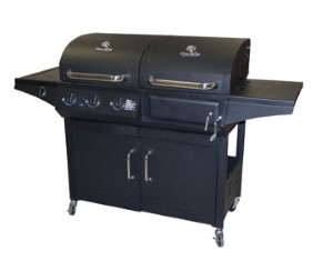 CHAR-BROIL CHARCOAL/GAS GRILL BK