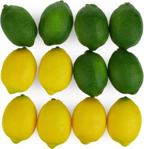 Juvale Large Artificial Lemons and Limes