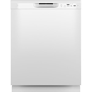 GE 24" Built-In Front Control Dishwasher White