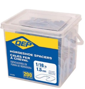 QEP 1/16 in. Horseshoe Shim Tile Spacers