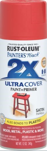 Rust-Oleum Painters Touch 2X Ultra Cover Paint + Primer Paprika Satin Spray