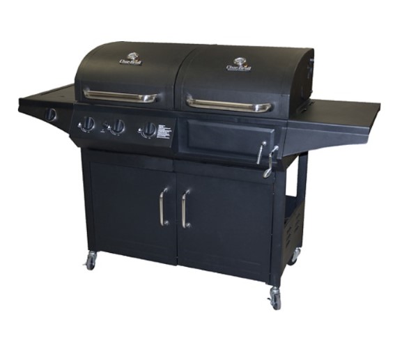 CHAR-BROIL CHARCOAL/GAS GRILL BK