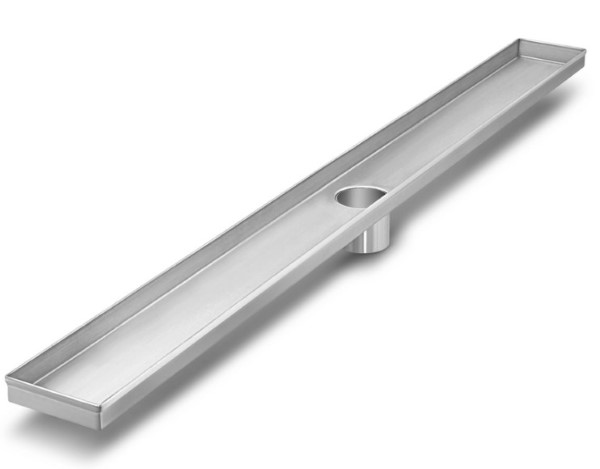 Qm Drains Delmar Series Linear Drain Channel 36", Satin