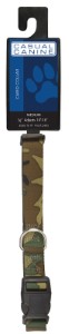 COLLAR DOG CAMO CC GREEN 14-20