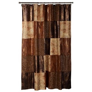 ZAMBIA SHOWER CURTAIN-BROWN