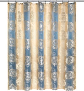 FALLON SHOWER CURTAIN-AQUA