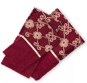 ELEGANT ROSE 3-PC TOWEL SET-BUF