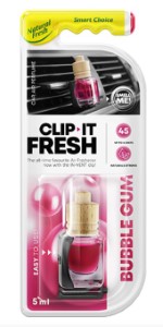 NATURAL FRESH CLIP IT FRESH BUBBLE GUM AIR FRESHENER, 5ML